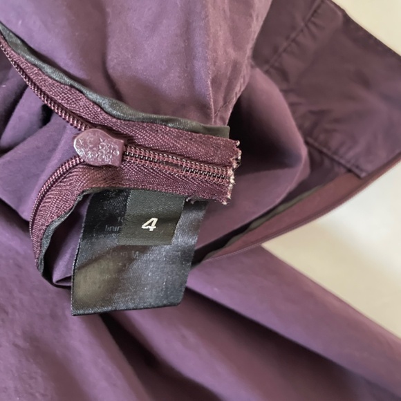 Rachel Comey Coxsone Wide Leg Crisp Cotton Pants Size 4 Purple Eggplant $479 - Picture 13 of 15